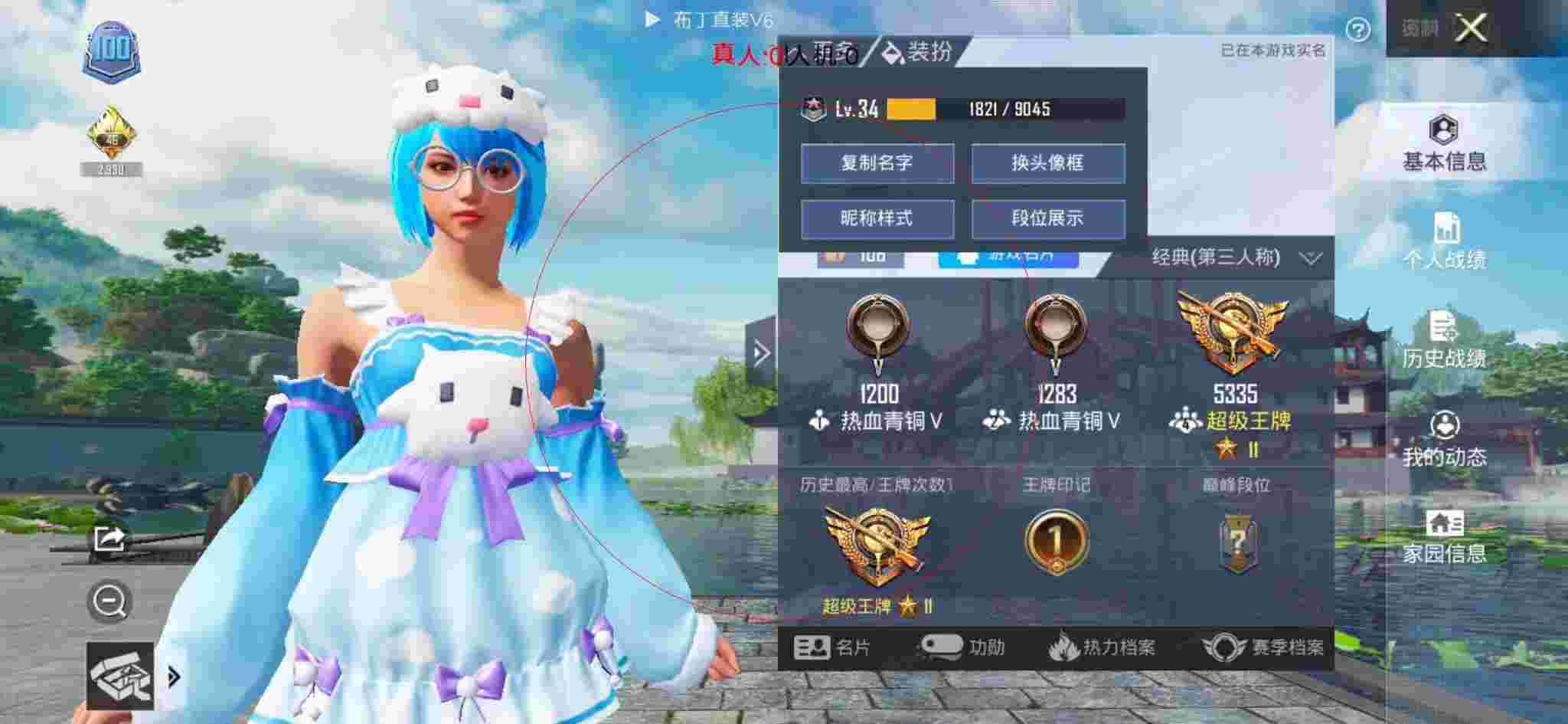 和平精英布丁直装透视 - 和平精英-和平辅助卡通形象图片辅助预览图